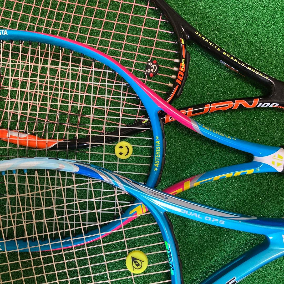 硬式テニスラケット　３本セット