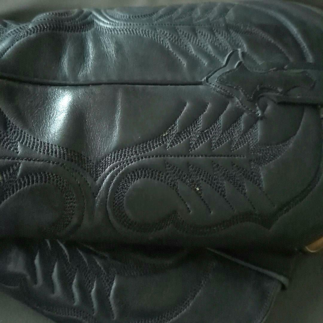 ウエスタンブーツ ブラック ポインテッドトゥ38