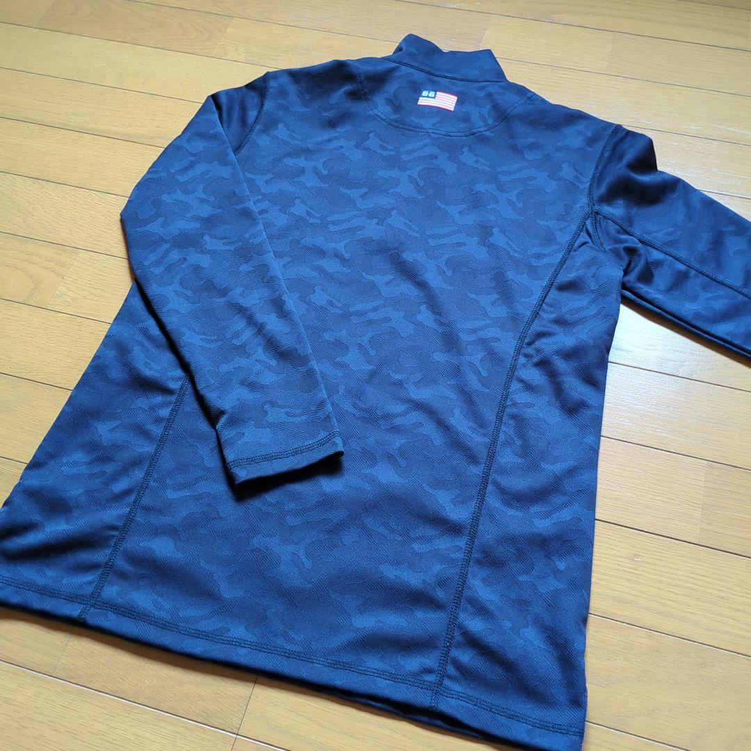 BRIEFING ブリーフィング　ハーフジップ　ハイネック　長袖シャツ　迷彩