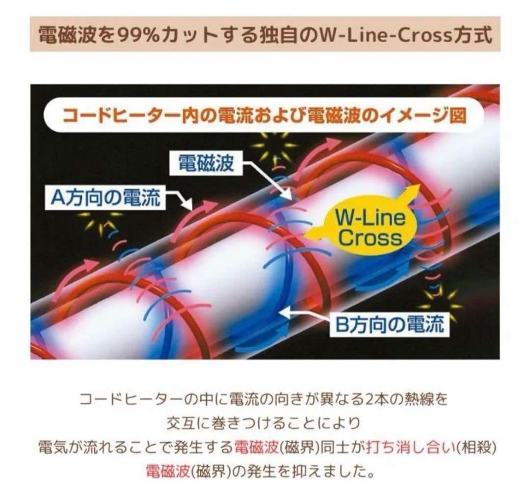 ゼンケン 電気ひざ掛け 取説付き　ZR-50LT 電磁波99%カット　送料込み