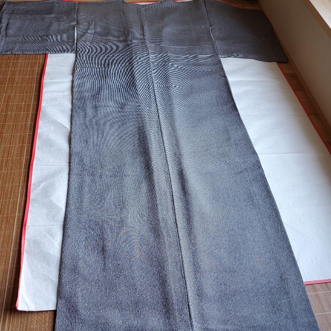 さらりと纏う浜ちりめん　極型万筋小紋