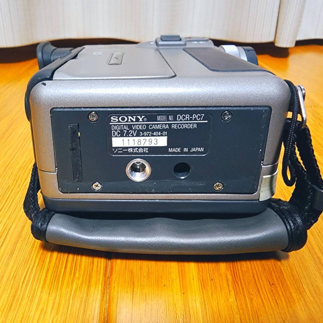 【動作確認済】高画質 SONY MiniDV ビデオカメラ DCR-PC7