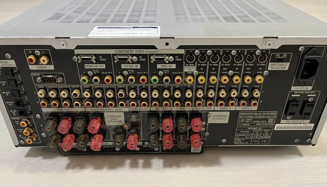 【動作品】SONY TA-DA7000ES フルデジタルアンプ【定価24万円】