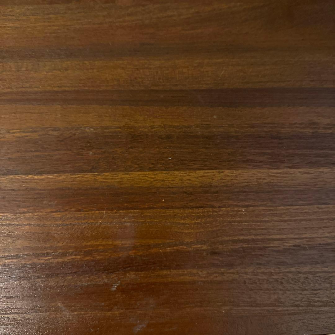 【ランドマーク】引出し付きローテーブル チーク 無垢