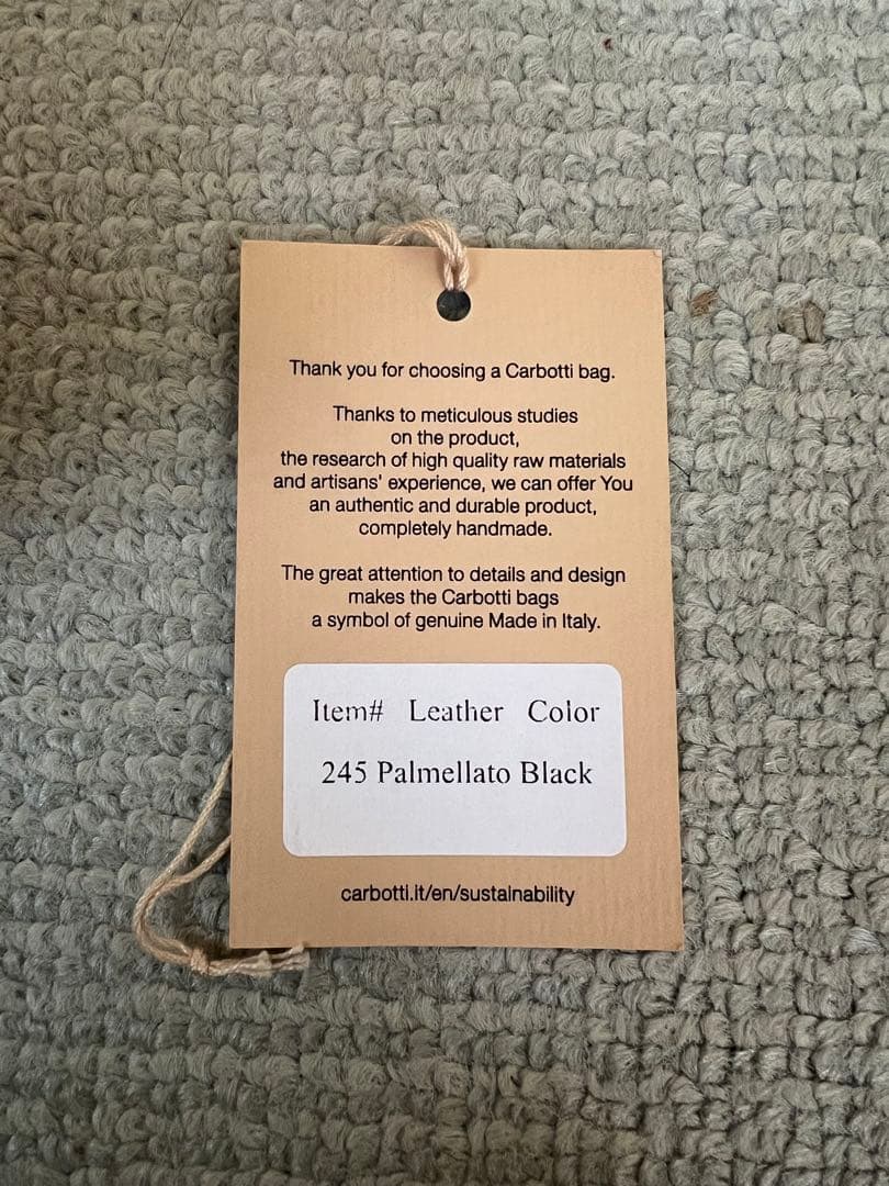 【新品未使用】CARBOTTI GRETA245 ブラック