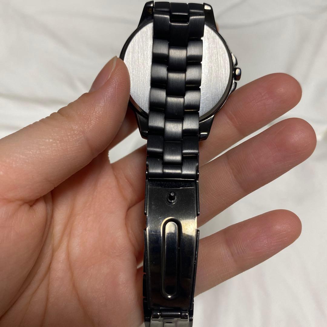 SEIKOソーラー時計　ブラック