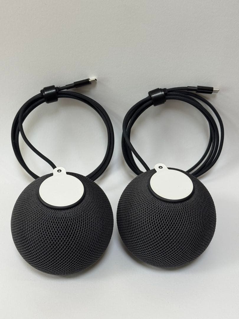 Apple  pod mini ブラック 2個 純正アダプタ付