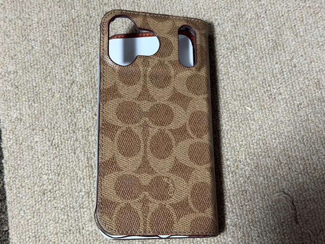 iPhone17ProMax COACH（R）ブックタイプケース