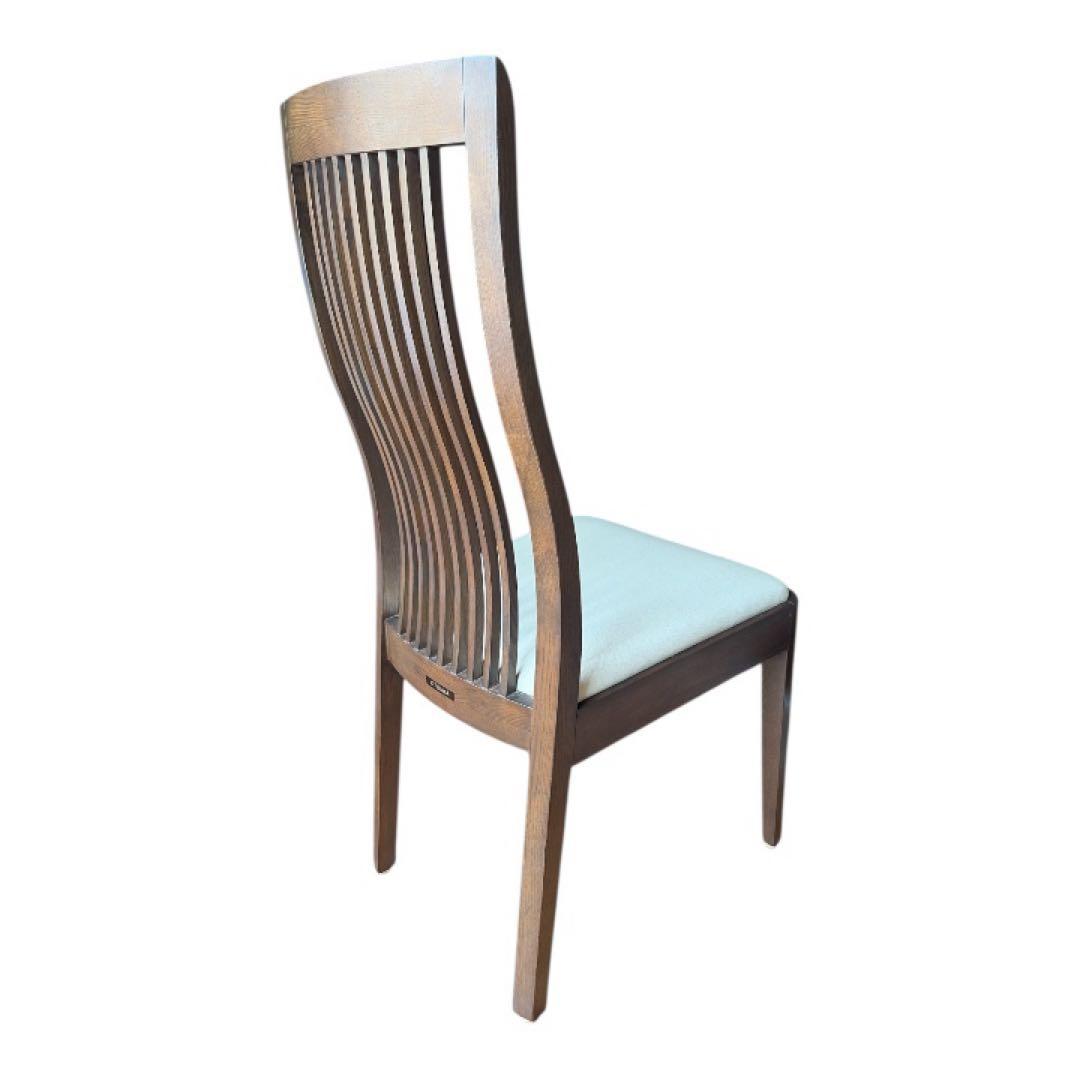 【送料無料】大塚家具 ダイニングチェア タモ天然木 同仕様2脚有