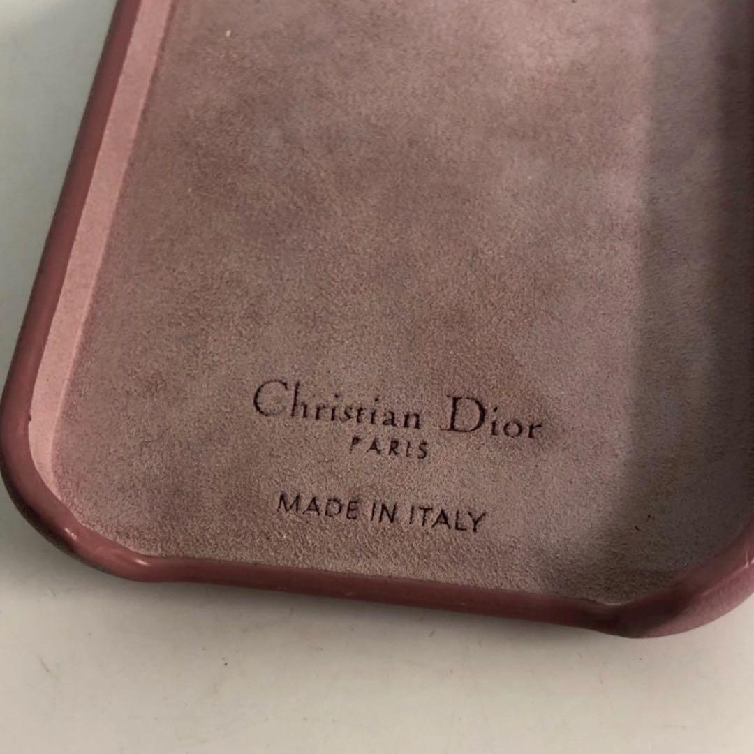 Dior ディオール カナージュ ラムスキン iPhone15pro ケース