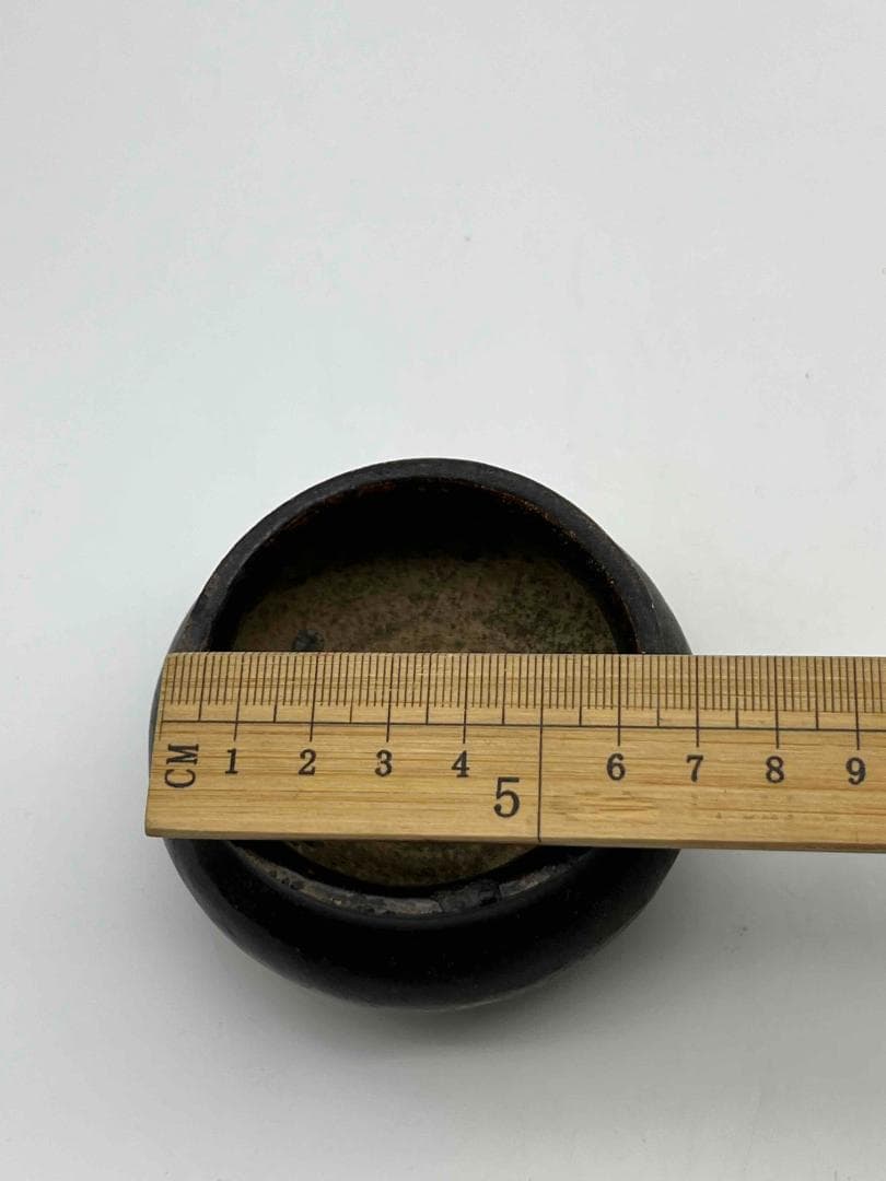 遼～金時代　磁州窯鉢　水洗 茶入　茶道具 希少貴重　唐物　古賞物(F-98)