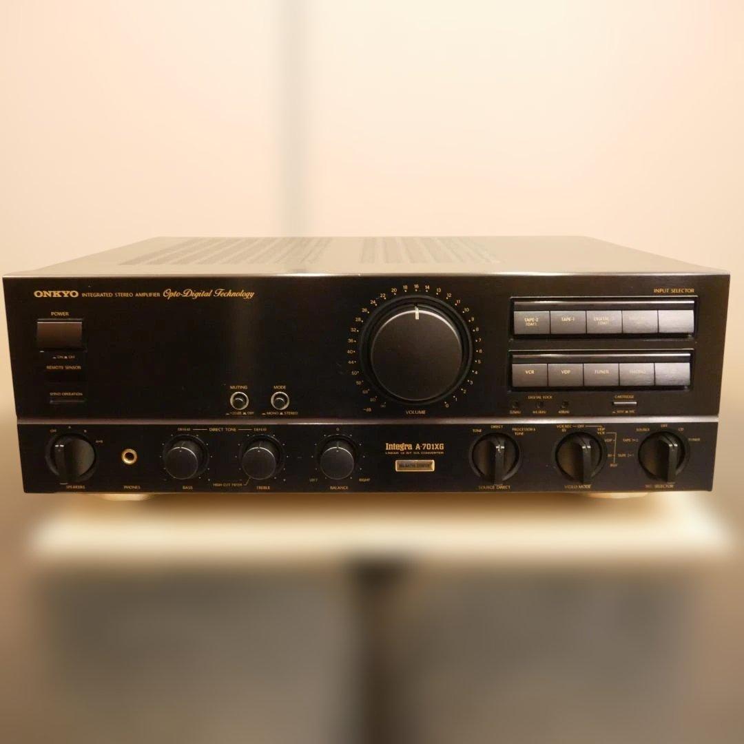 ONKYO A-701XG 整備済 ガリなし 動作品 プリメインアンプ