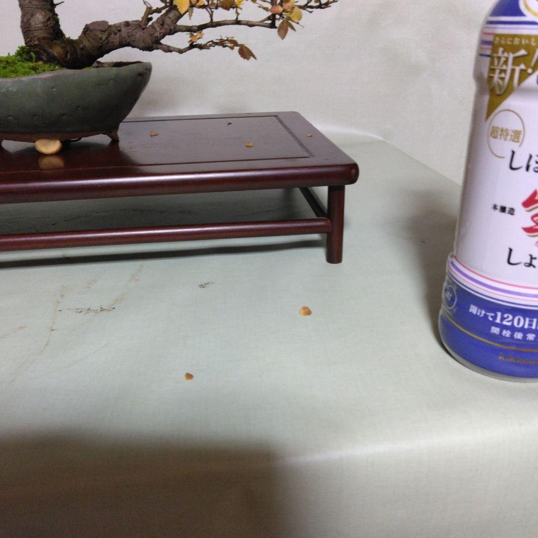 盆栽　棚飾り台　添え台付