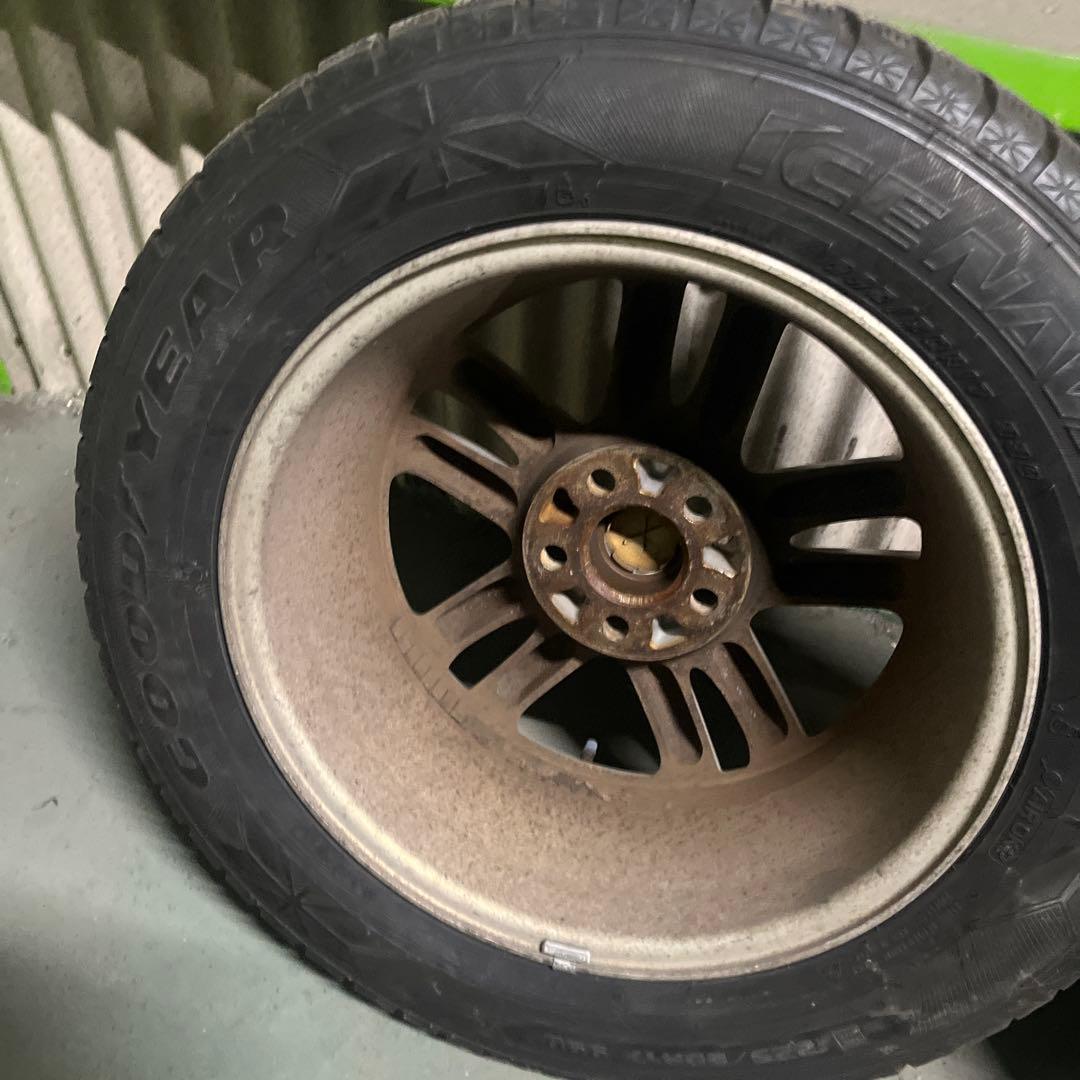 デリカd5 スタッドレスタイヤ　グッドイヤー　225/60R17