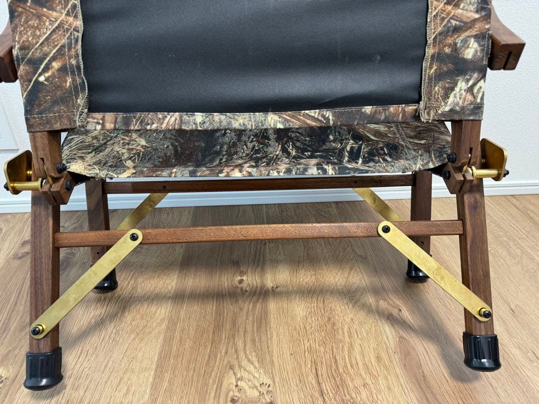 カーミットチェア 同規格品 ウォールナット×真鍮2脚セット