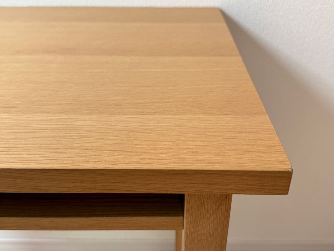 無印　オーク材　学習机　幅８７cm