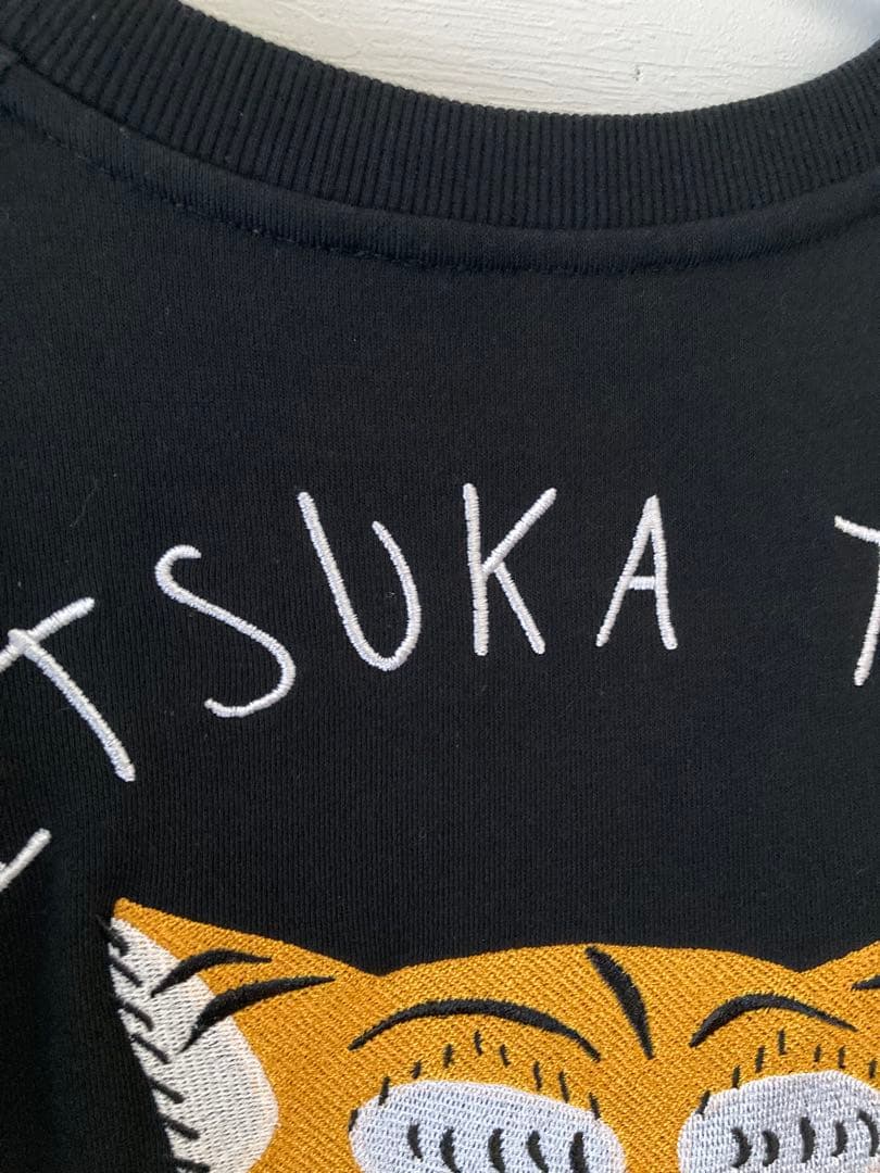 k*3様 オニツカタイガー スウェット トレーナー ブラック 虎　刺繍 Lサイズ