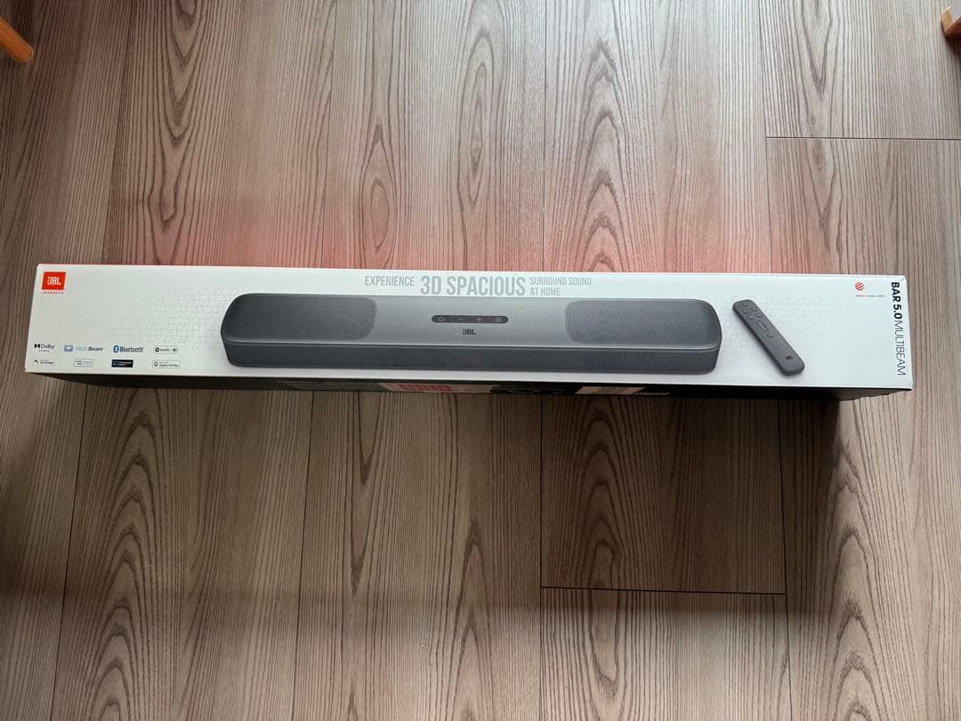 jbl bar 5.0 multibeam 箱あり