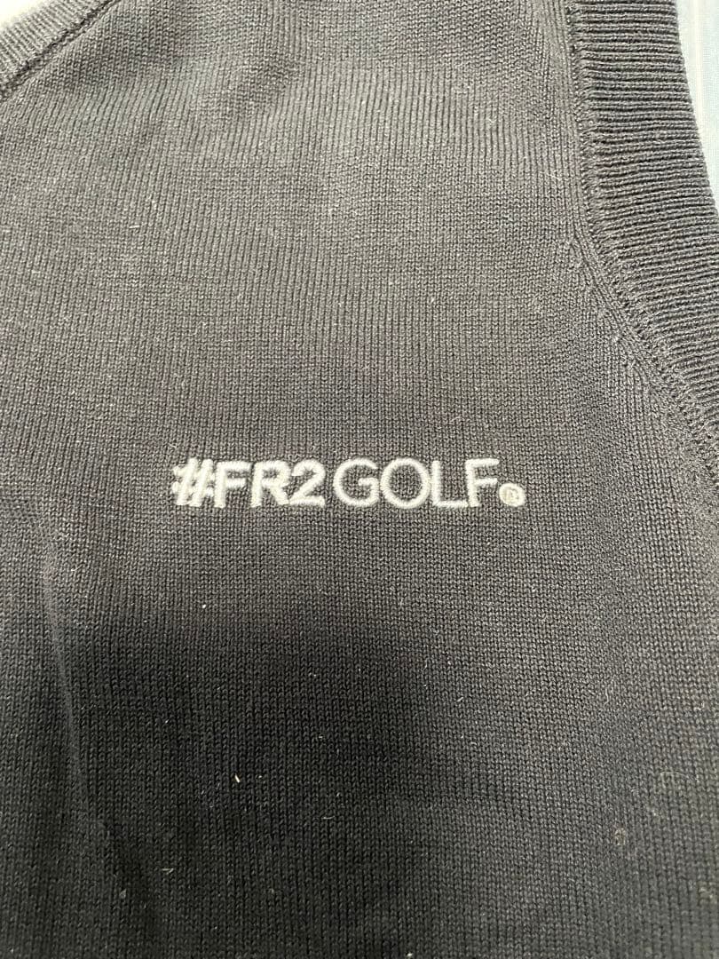 fr2golfエフアールツーゴルフ　ベスト　綿 ニットゴルフウェア 男女兼用