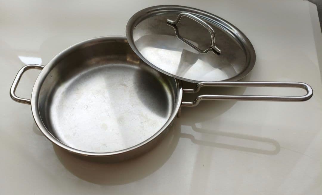 ジオプロダクト　ソテーパン21cm（GEO-21ST）1.8Lフライパン蓋付