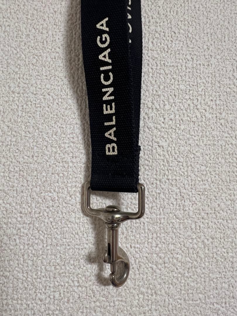 BALENCIAGA ネイビー キーホルダー・キーリング