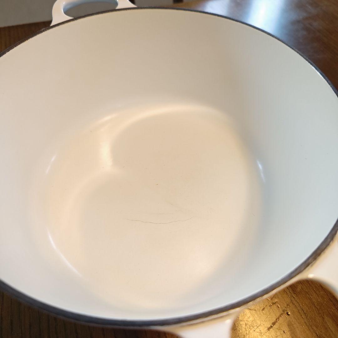 ♥最終お値下げ♥LE鍋　ル.クルーゼ　24cmホワイト鍋