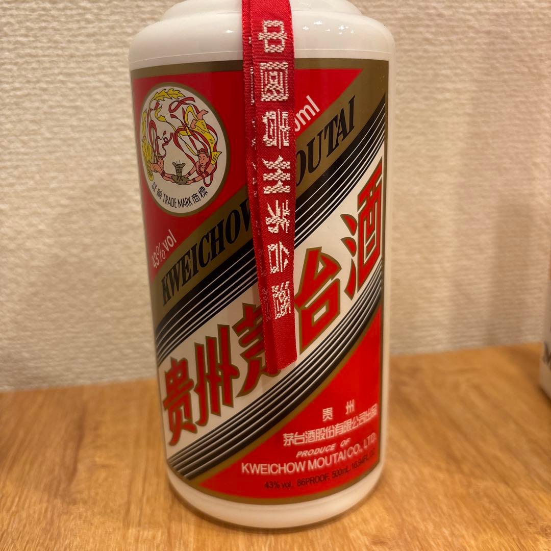 KWEICHOW MOUTAI 43% 500ml 飛天ギフト グラス付 未開封