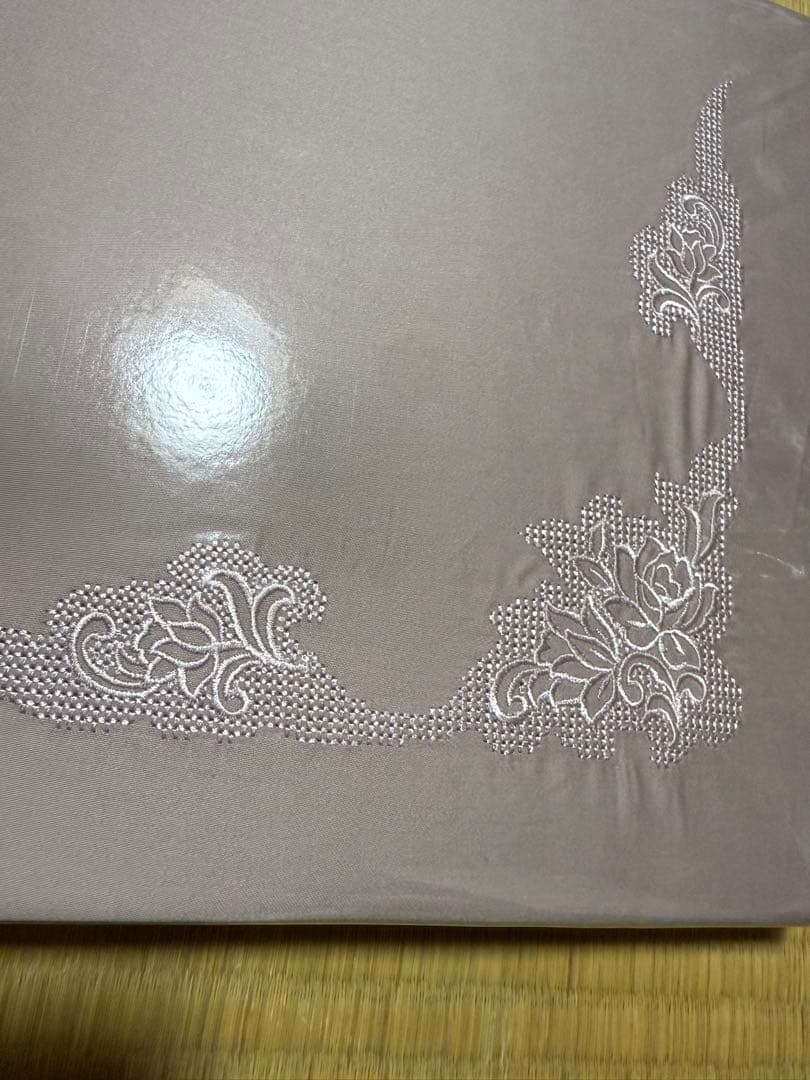 大塚家具 掛け布団カバー、綿、紫 日本製 贅沢品