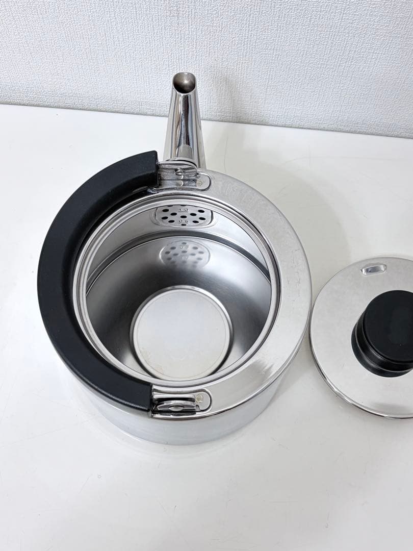 美品アムウェイ　クイーンケトル　ステンレスやかん