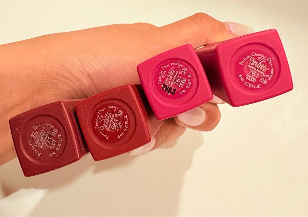 ディオール　Dior アディクト　リップティント　4本