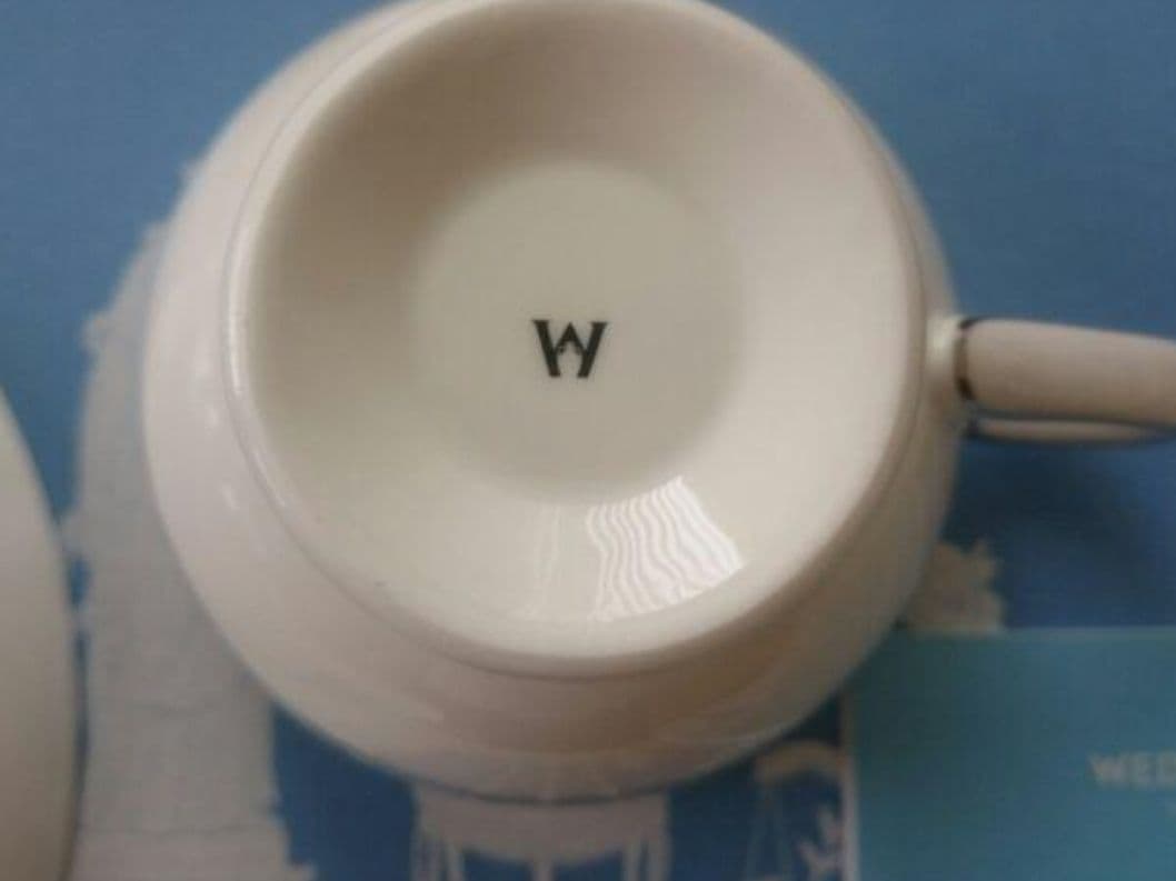 ウエッジウッド　アレクサンドラ ティーカップ&ソーサー (リー) ペアセット