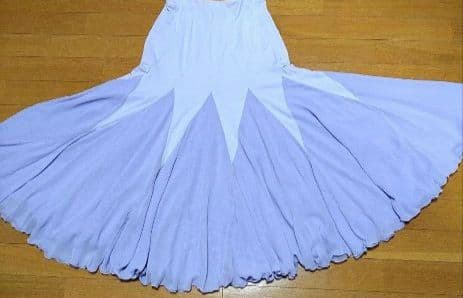 SALE☆チャコット　社交ダンス　スカート S 紫　シフォン　 定価45100円