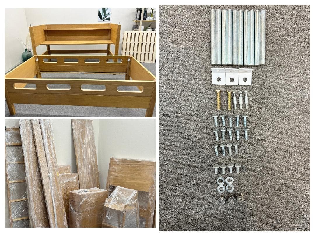 入学準備に■アクタス■FUZZLE　ロフトベッドセット　キッズ　ベッド＆デスク