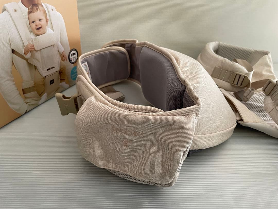 POGNAE ポグネー maxB 抱っこ紐 デニムベージュ