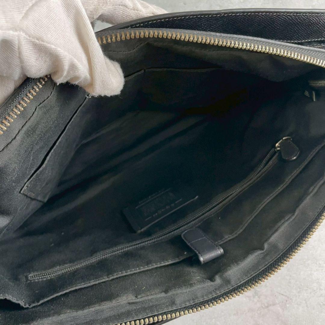 極美品 コーチ ベケット 2way ビジネスバッグ 肩掛け A4 レザー 黒