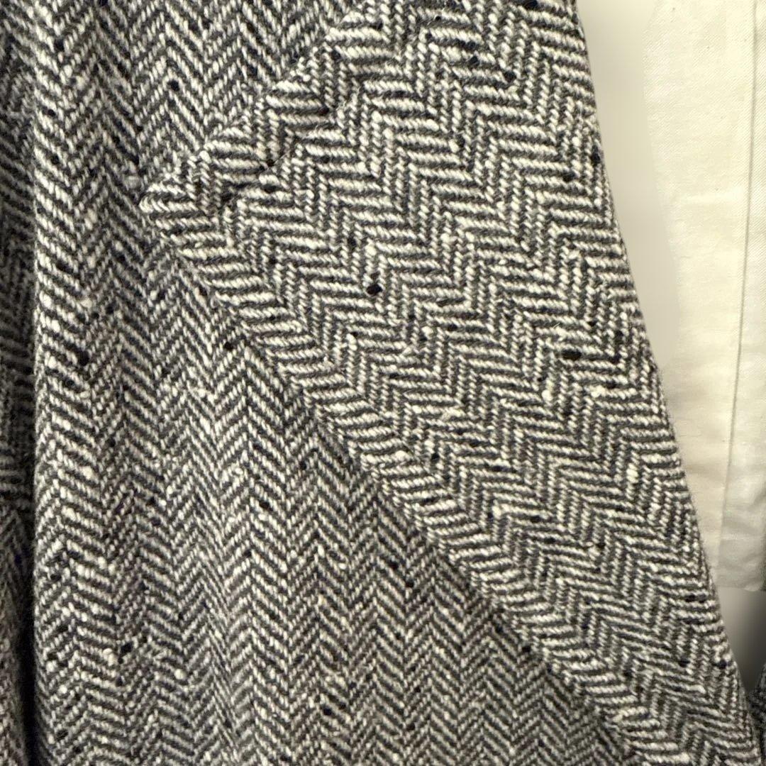 みん【YANUK/ヤヌーク】 ヘリンボーン ボクシーコート 未使用