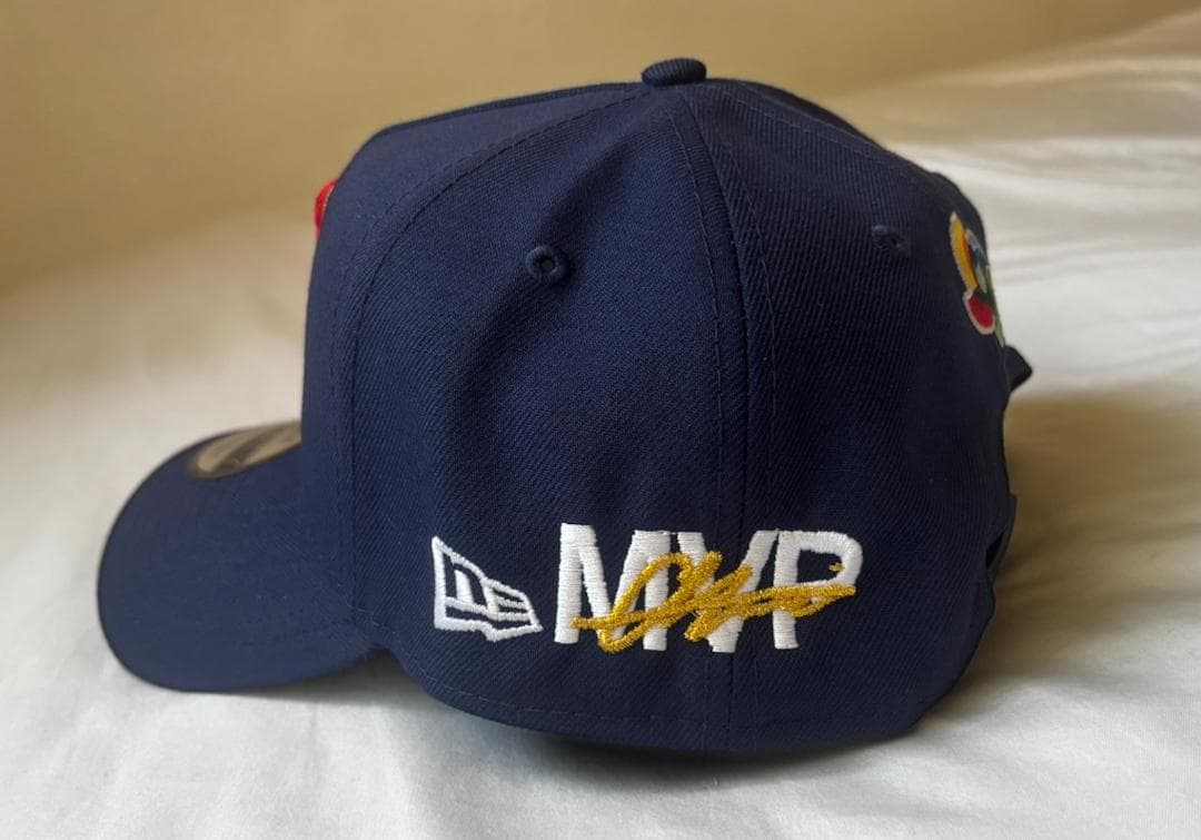 大谷翔平モデル WBC MVP記念キャップ, ネイビー, サイズ調整可能