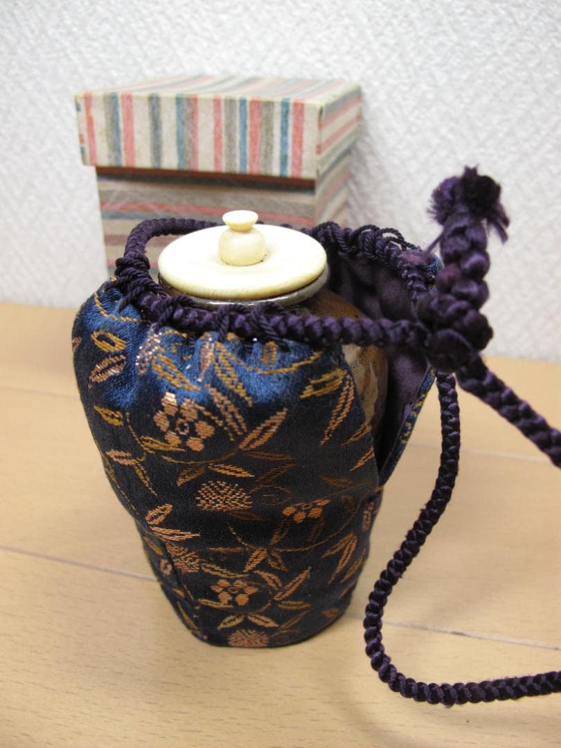 丹波　茶入　石田陶春？　茶道具
