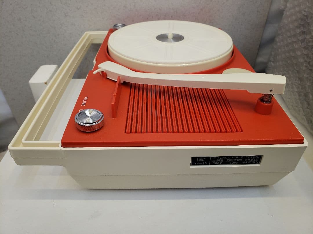 takt タクト TP-33 ポータブル レコード プレイヤー 50hz専用