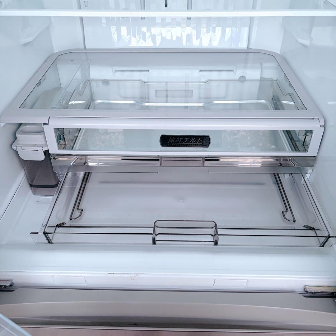 運搬取付無料！ルーセントアイボリー純正東芝マジック大容量6ドア冷蔵庫！完動超美品