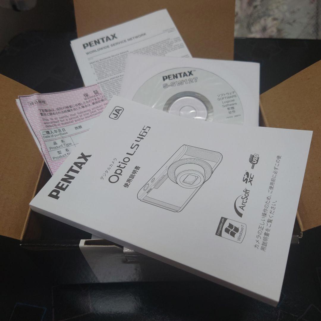 PENTAX Optio LS465 ピンク 16MP 5倍ズーム 新品未使用