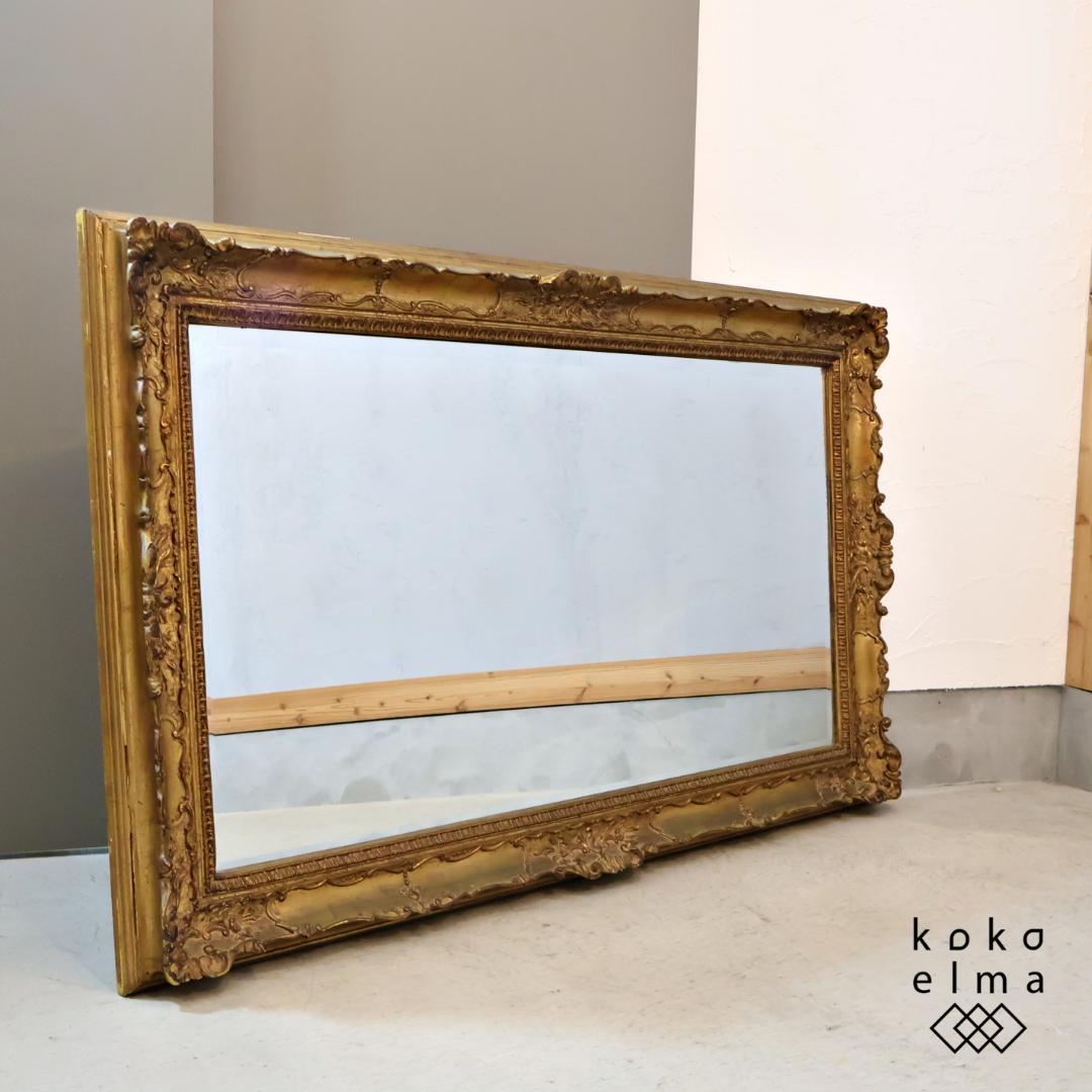 アンティーク調 ウォールミラー 壁掛け鏡 ヨーロピアンクラシック エレガント