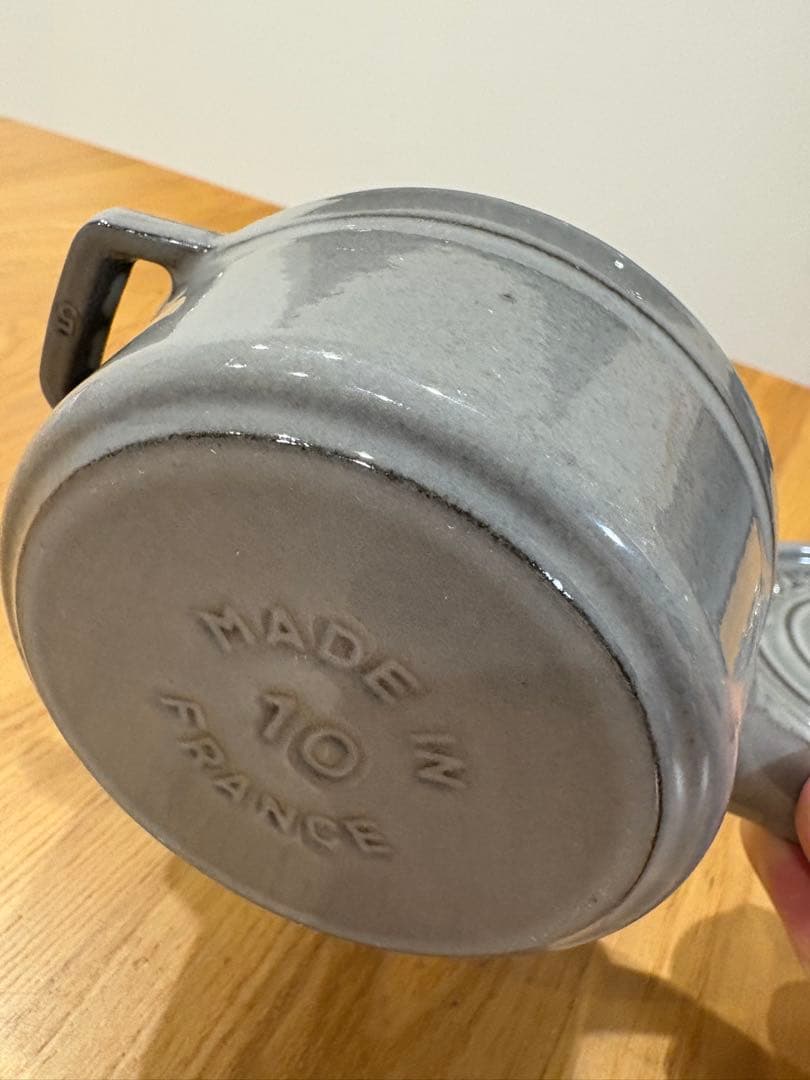 【未使用】ストウブ staub ミニソースパン　10cm グレー