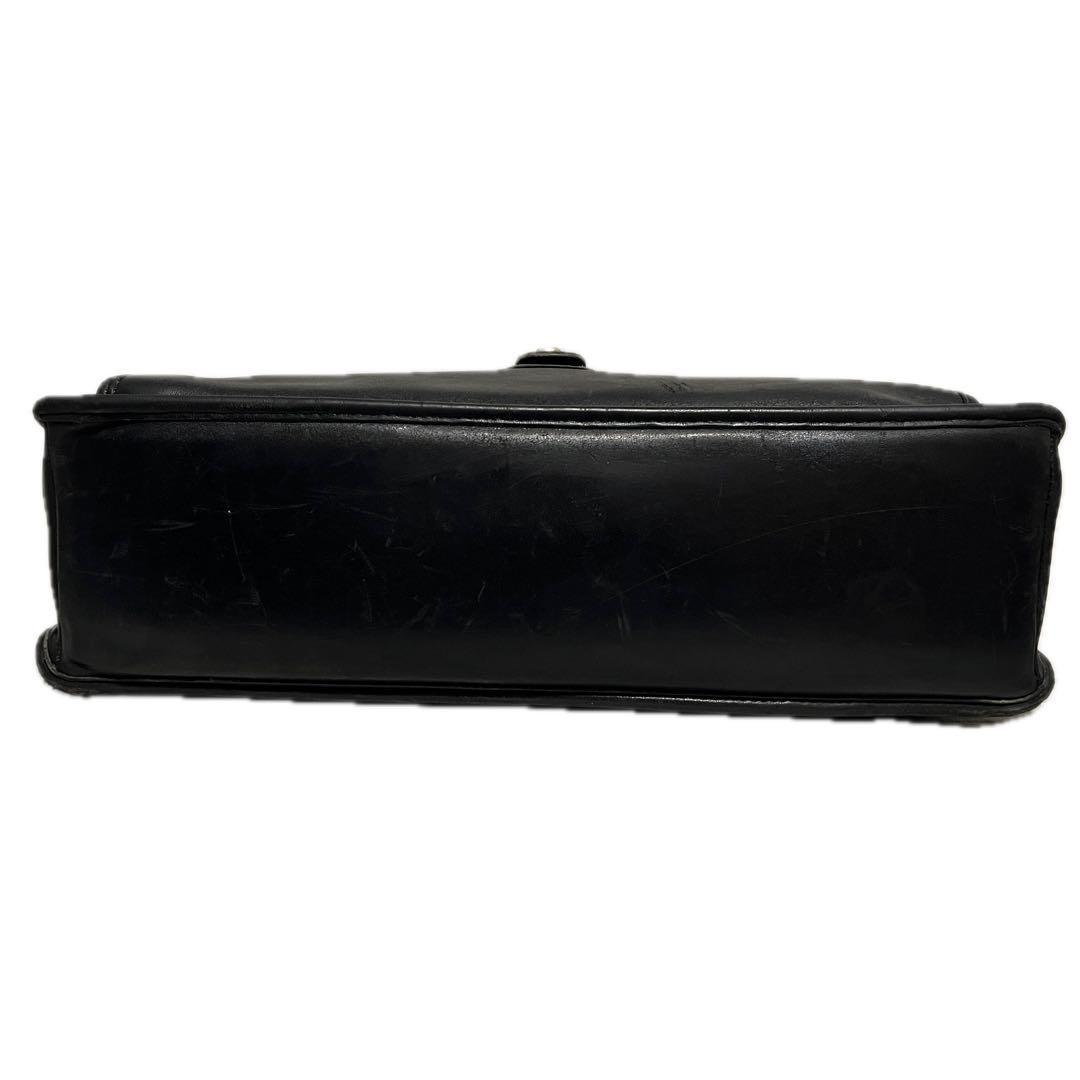 2WAY コーチ グラブタンレザー ビジネスバッグ ブラック B96