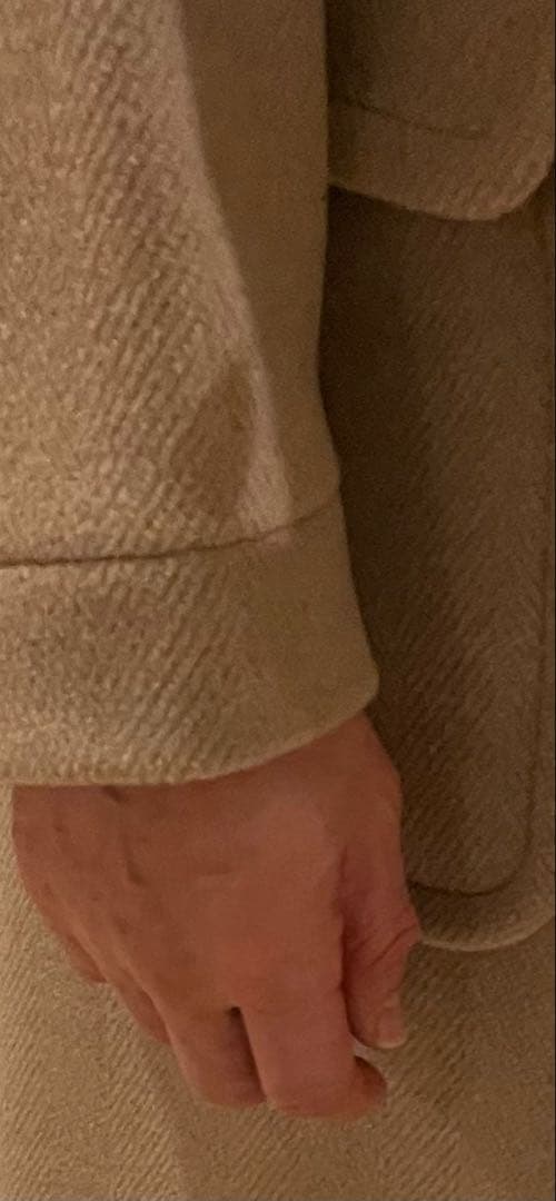 極美品 INVERTERE ウールヘリンボーン ロング ダッフルコート 90’s