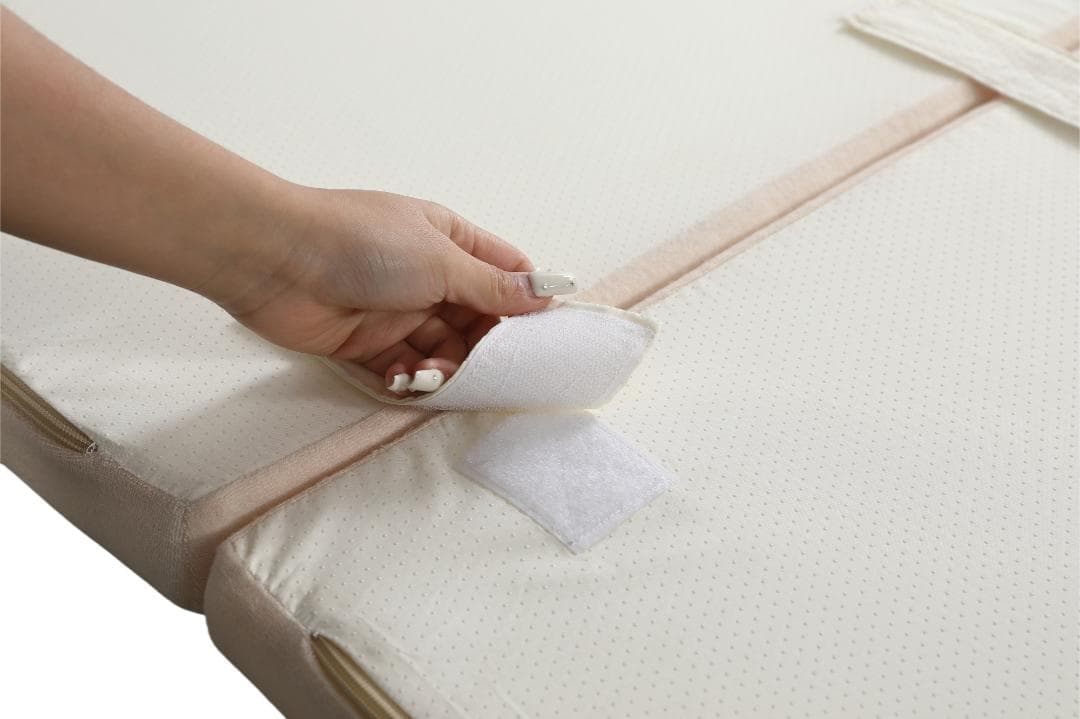 【厚さ 5cm】高反発マットレス シングル S 二つ折り 背もたれ付き