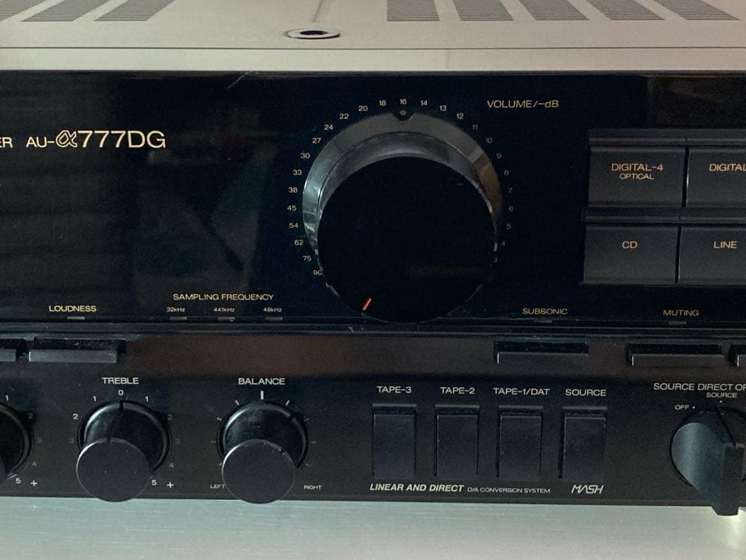 SANSUI AU-α777DG プリメインアンプ　ヴィンテージ　＊通電確認のみ