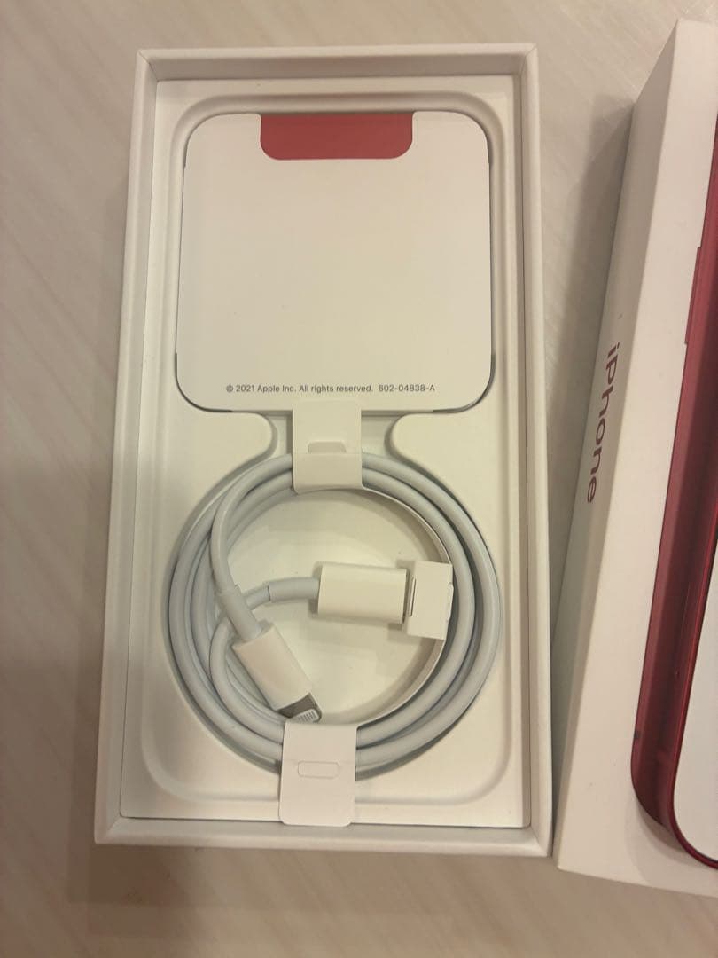 iPhone 13mini 128GB RED SIMフリー ほぼ未使用