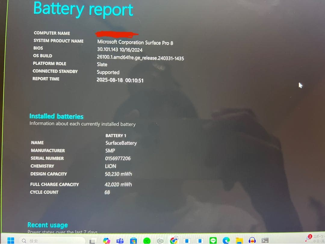 Surface Pro 8 (i7, 16GB, 256GB)キーボードペン付き