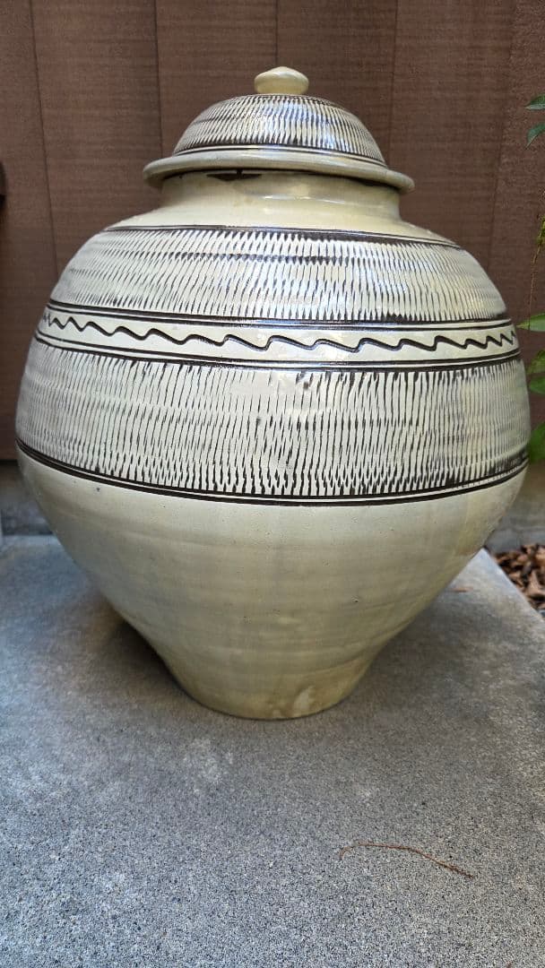 小鹿田焼 坂本茂木作 高さ55cm 大壺 民藝